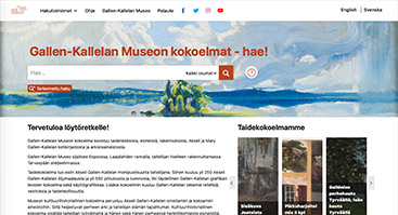 gallenkallelanmuseo.finna.fi screenshot