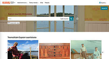 ekm.finna.fi/saaristoespoo screenshot